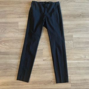 Who What Wear Black Dot Dress Pants